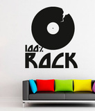 100 percent Rock Wall Decal