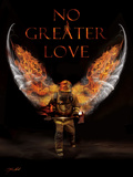 No Greater Love Fireman Affiches par Jason Bullard