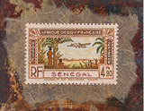 Senegal Stamp Affiches par Ann Walker