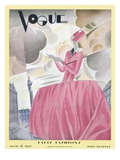 Vogue Cover - April 1927 Premium Giclee Print by William Bolin