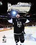 Drew Doughty with the Stanley Cup Trophy after Winning Game 6 of the 2012 Stanley Cup Finals Photo