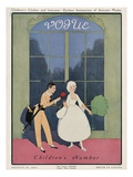 Vogue Cover - August 1912 Premium Giclee Print by Arthur Finley
