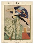 Vogue Cover - April 1923 Premium Giclee Print by George Wolfe Plank