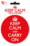 Keep Calm And Carry On Vinyl Stickers Stickers