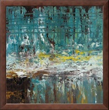 Deep Waters II Framed Canvas Print by Jack Roth
