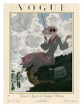 Vogue Cover - June 1923 Premium Giclee Print by Pierre Brissaud