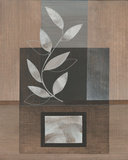 Brown Floral II Art by Jacques Jugeat