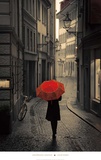Red Rain Kunstdrucke von Stefano Corso