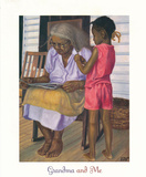 Grandma & Me Lámina por Gregory Myrick