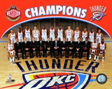 Oklahoma City Thunder 2011-12 NBA Western Conference Champions Team Photo Photo