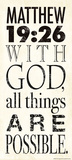 Matthew 19:26 Kunst von Stephanie Marrott