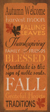 Autumn Welcome Posters by Stephanie Marrott