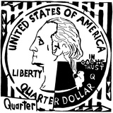 Q is for Quarter Maze Prints by Yonatan Frimer
