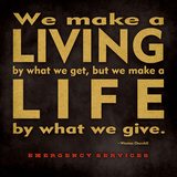 Emergency Services Living Posters by Stephanie Marrott