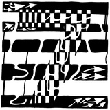 Number Seven 7 Maze Prints by Yonatan Frimer