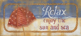 Enjoy The Sun And Sea Kunstdrucke von Kim Lewis