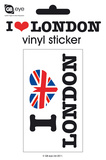 I Love London Vinyl Stickers Adesivos I Love London Vinyl Stickers Adesivos