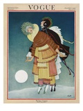 Vogue Cover - December 1920 Premium Giclee Print by George Wolfe Plank