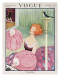 Vogue Cover - October 1919 Premium Giclee Print by George Wolfe Plank