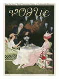Vogue Cover - July 1911 Premium Giclee Print by Mrs. Newell Tilton