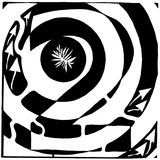 Number Two 2 Maze Print by Yonatan Frimer