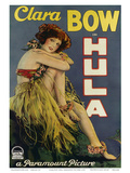 Clara Bow Hula, Paramount Picture c.1927 Affiches