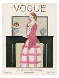 Vogue Cover - August 1923 Premium Giclee Print by Georges Lepape
