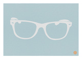 White Glasses Prints by  NaxArt