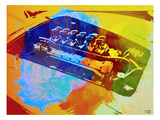 Ferrari Engine Watercolor Kunstdrucke von  NaxArt