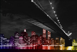 Manhattan Night-Colour Posters
