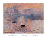 Impression, Sunrise, c.1872 Prints by Claude Monet