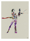 Ballet Watercolor Prints by  NaxArt
