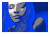 Blue Beauty Print by  NaxArt