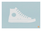 White Shoe Posters by  NaxArt