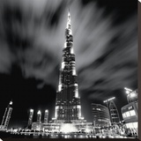 Burj Khalifa, Dubai Stretched Canvas Print by Marcin Stawiarz