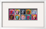 Ten Marilyns, c.1967 Framed Giclee Print by Andy Warhol