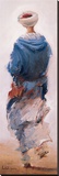 Bédouin Bleu Stretched Canvas Print by Yann Letestu