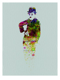 Charlie Chaplin Watercolor Posters by  NaxArt