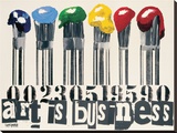 Art Is Business Reproduction transférée sur toile par Vincent Gachaga