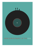 Music Is In Outburst Of The Soul Poster Posters par  NaxArt