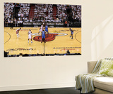 Miami, FL - June 17: Chris Bosh and Serge Ibaka Reproduction murale géante par Joe Murphy