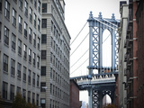 The Manhattan Bridge from Washington Street in Dumbo, Brooklyn Photographic Print by Keith Barraclough