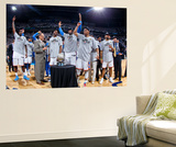 Oklahoma City, OK - June 6: Kendrick Perkins, Kevin Durant, Serge Ibaka and Russell Westbrook Prints by Layne Murdoch