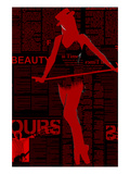 Red Paper Dance Posters par  NaxArt