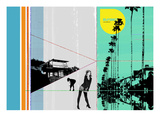 Sunset In Hamptons Posters tekijänä NaxArt