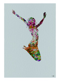 Dancer Watercolor 5 Affiche par  NaxArt