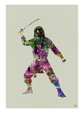Ninja Watercolor 2 Posters by  NaxArt