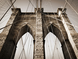 The Brooklyn Bridge, a National Landmark Photographie par Keith Barraclough