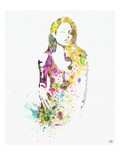 Angelina Jolie 2 Poster von  NaxArt