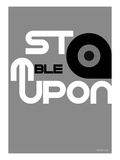 Stumble Upon Grey Poster Posters by  NaxArt